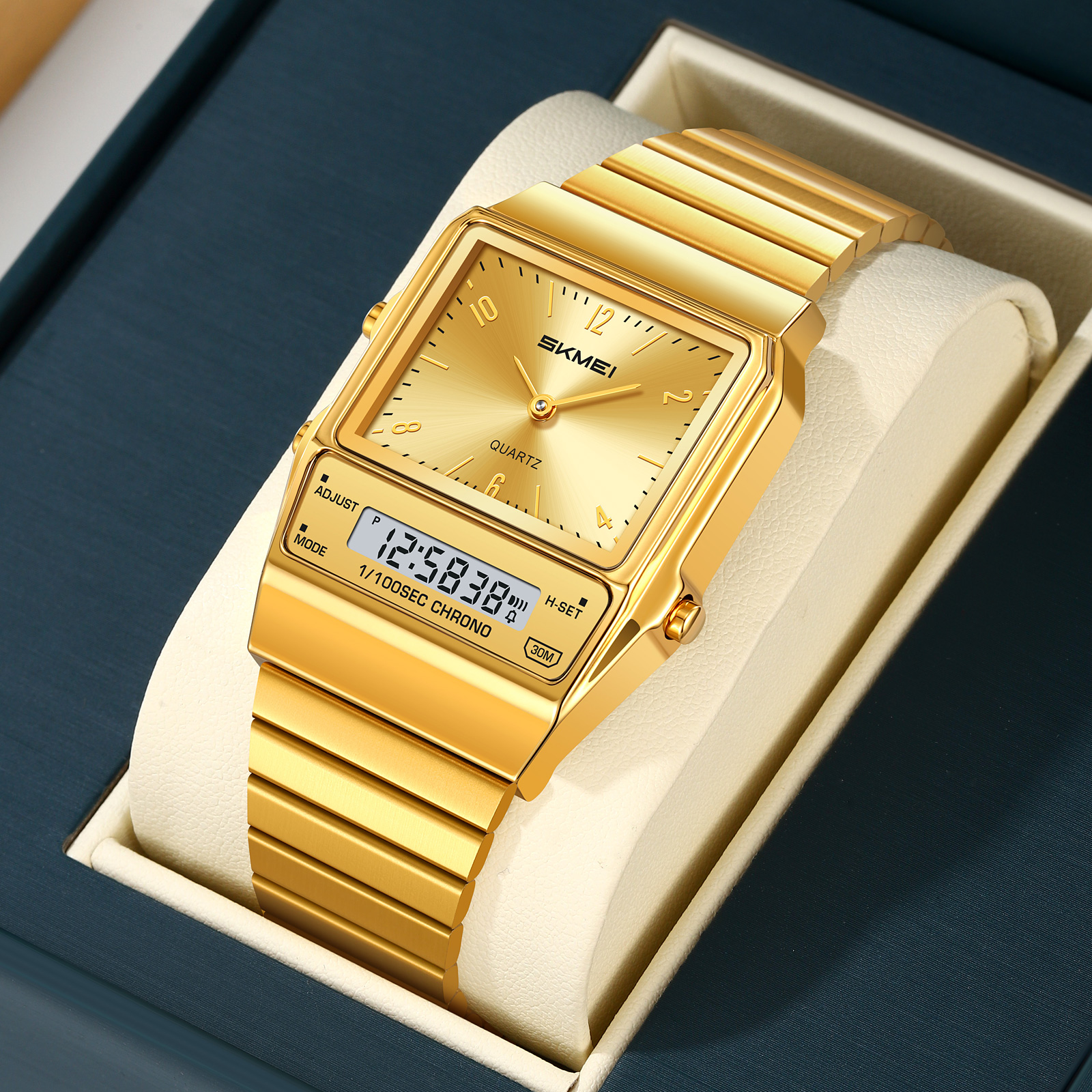 SKMEI Model 2632: Retro Analog-Digital Watches Factory-Direct