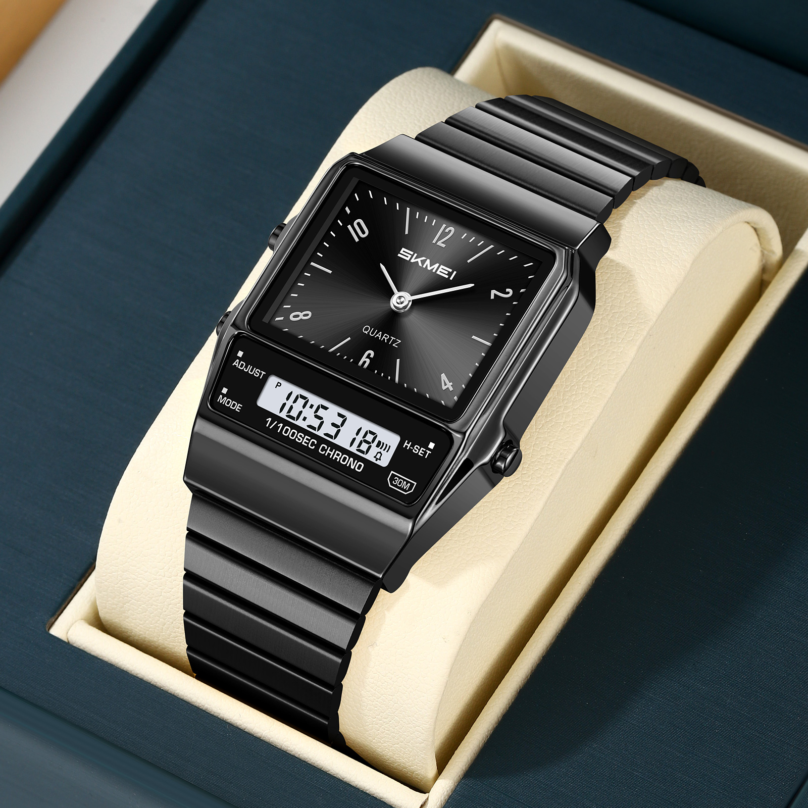 SKMEI Model 2632: Retro Analog-Digital Watches Factory-Direct