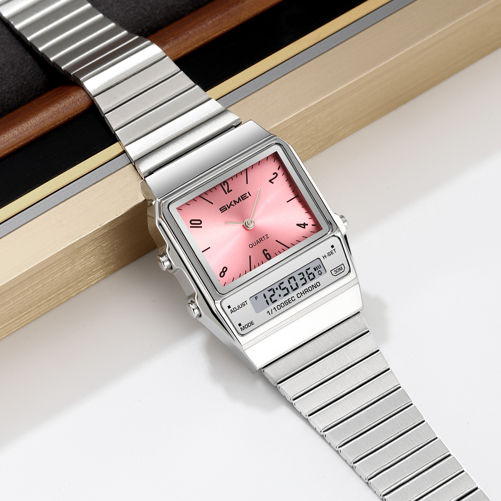 SKMEI Model 2632: Retro Analog-Digital Watches Factory-Direct