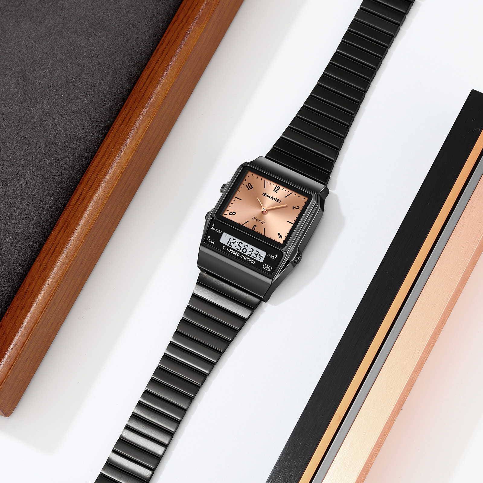 SKMEI Model 2632: Retro Analog-Digital Watches Factory-Direct