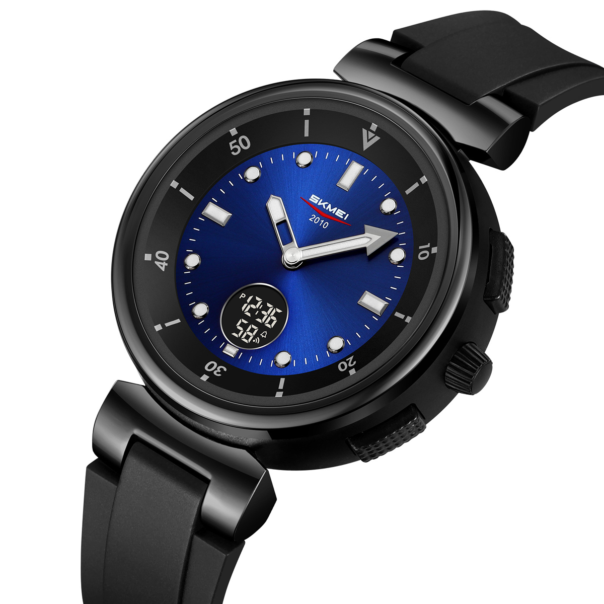 SKMEI 2634 Silicone Band Analog Digital Casual Wristwatch