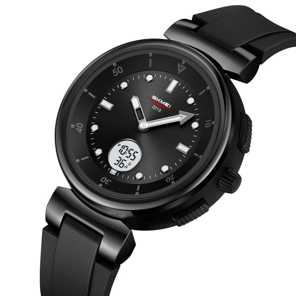 SKMEI 2634 Silicone Band Analog Digital Casual Wristwatch