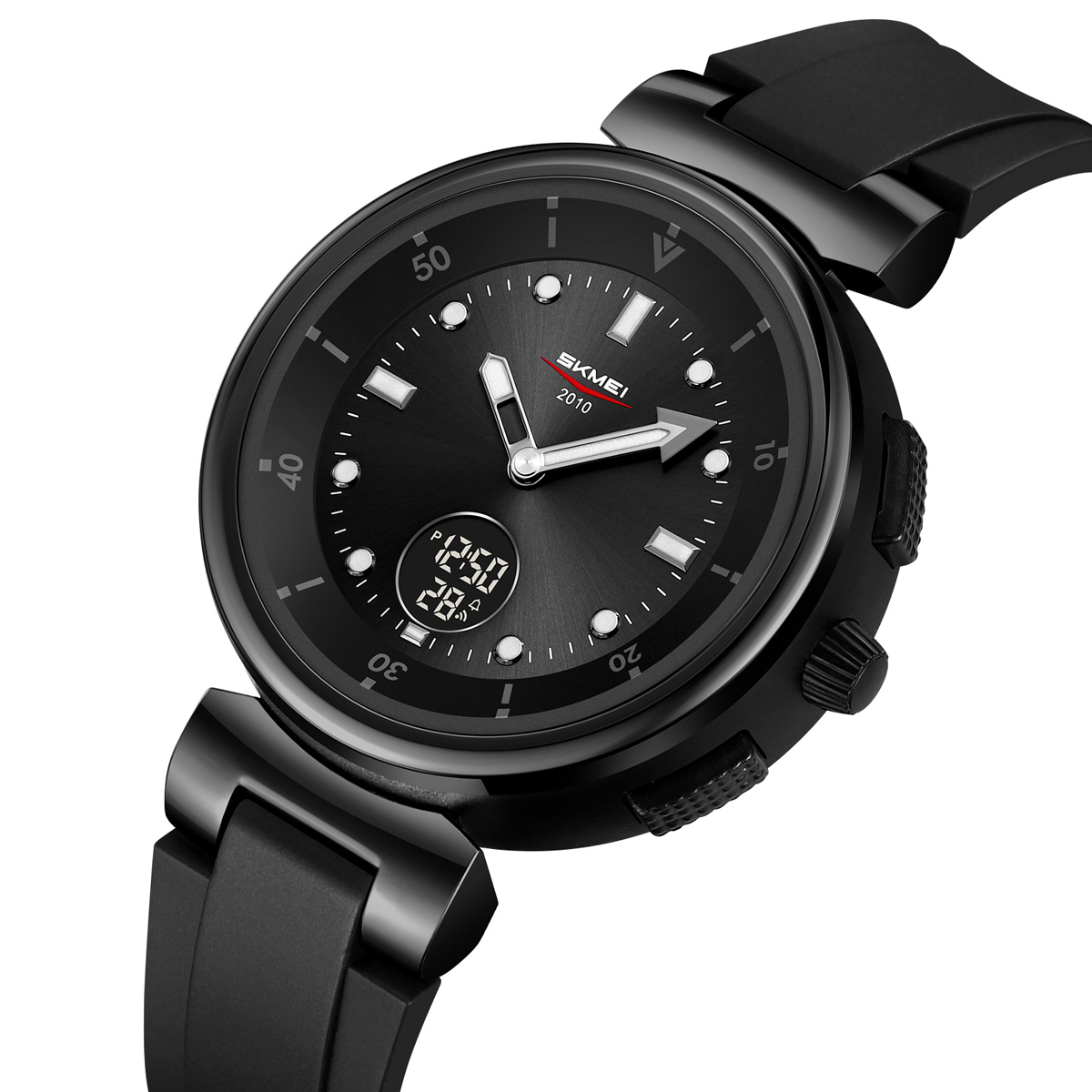 SKMEI 2634 Silicone Band Analog Digital Casual Wristwatch