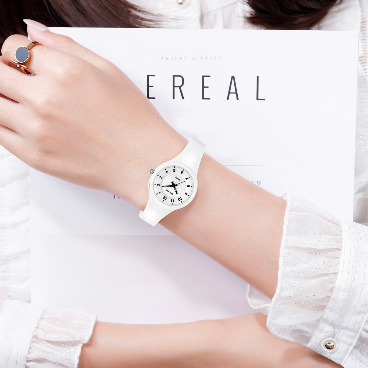 skmei 2635 plastic Quartz Watch for female