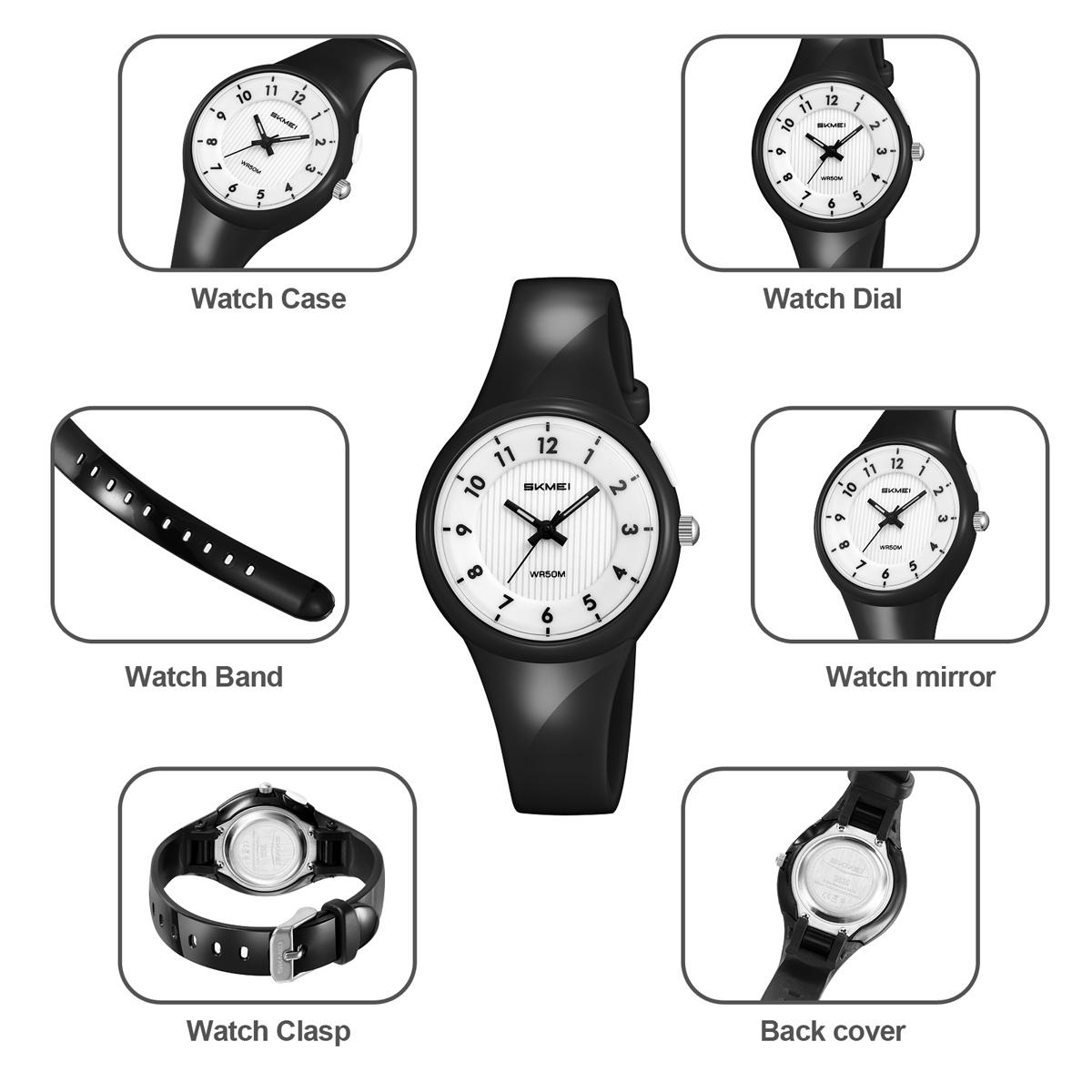 skmei 2635 plastic Quartz Watch for female