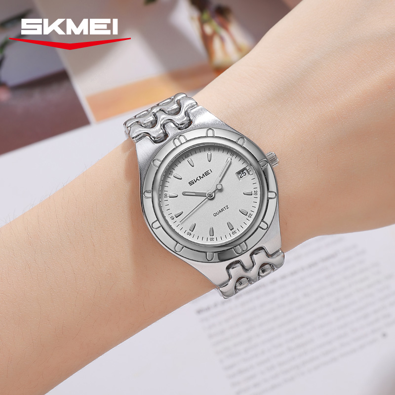 SKMEI 2637 STEEL QUARTZ WATCH