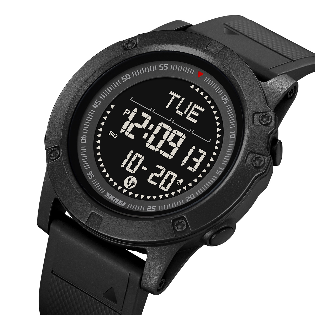 SKMEI 2639 Men's Outdoor Sports Digital Watch Pedometer 