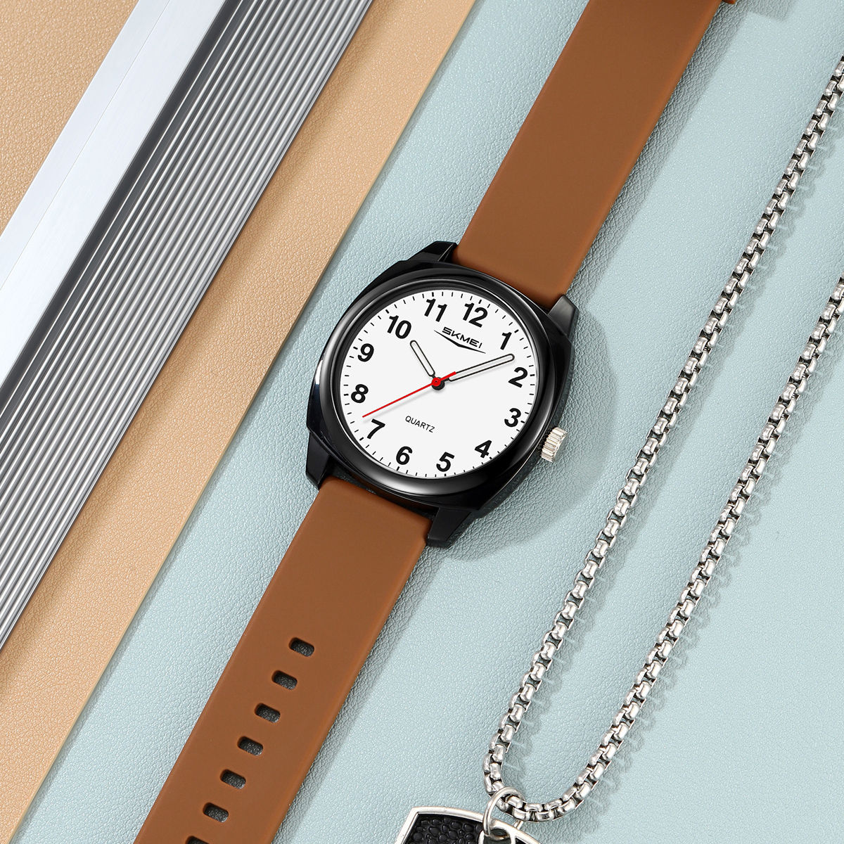 SKMEI Model 2643 Simple Stylish Silicone Quartz Watches