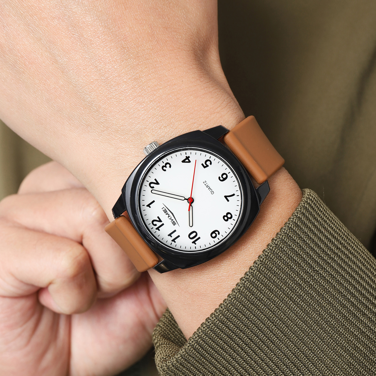 SKMEI Model 2643 Simple Stylish Silicone Quartz Watches