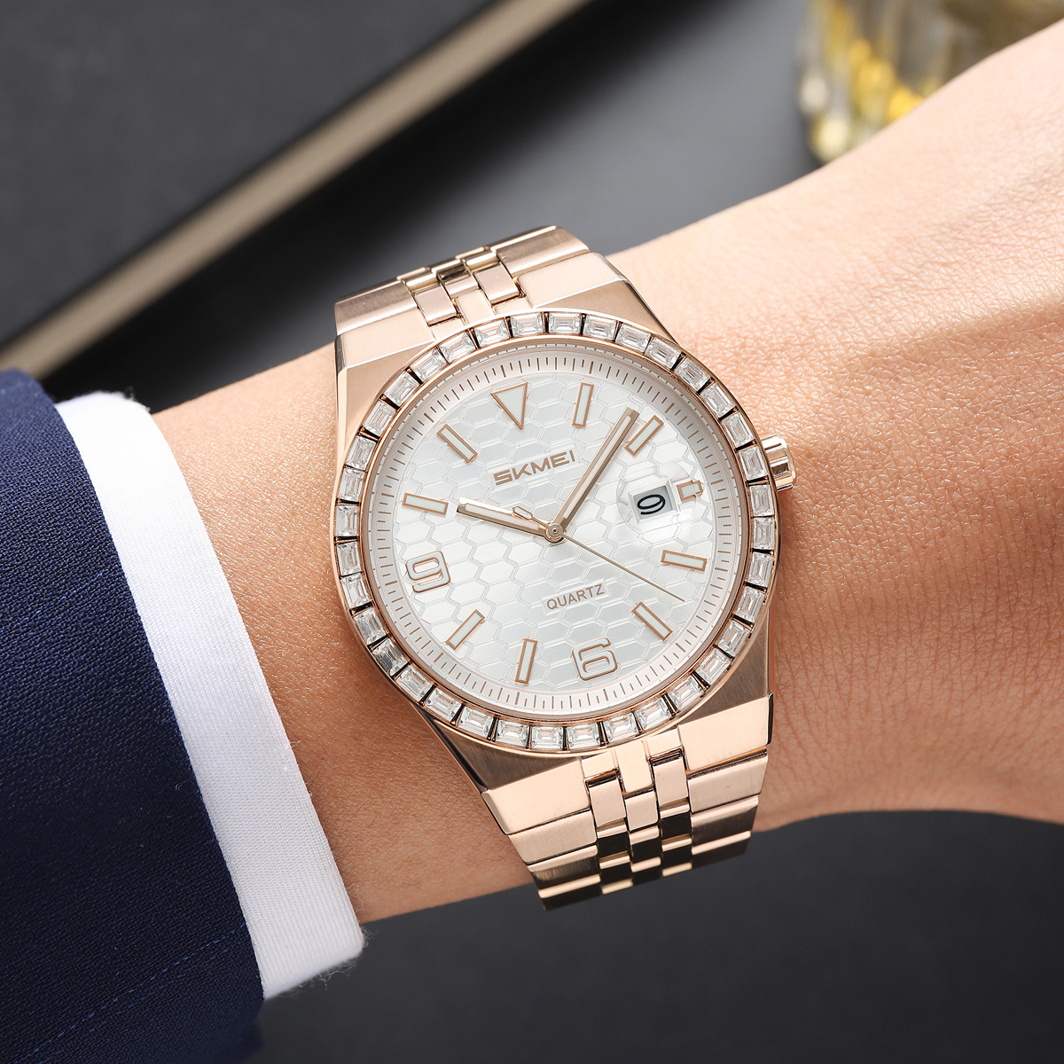 SKMEI 2655 STEEL MEN WATCH