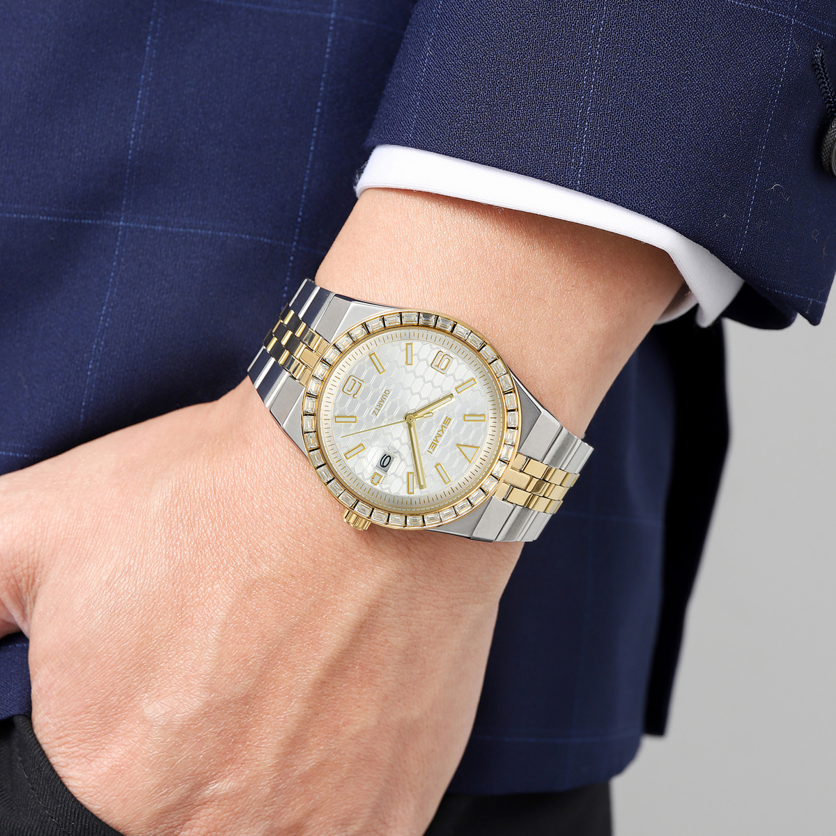 SKMEI 2655 STEEL MEN WATCH