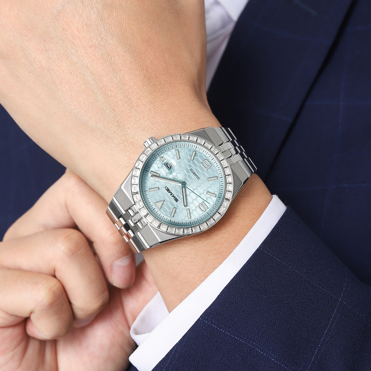 SKMEI 2655 STEEL MEN WATCH