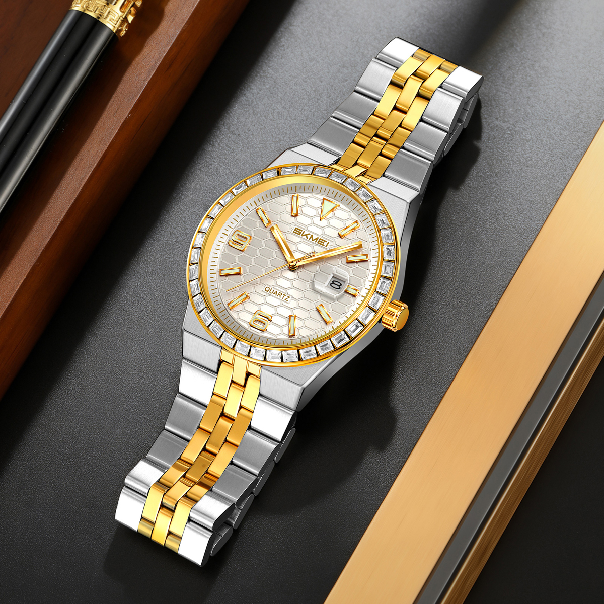 SKMEI 2655 STEEL MEN WATCH