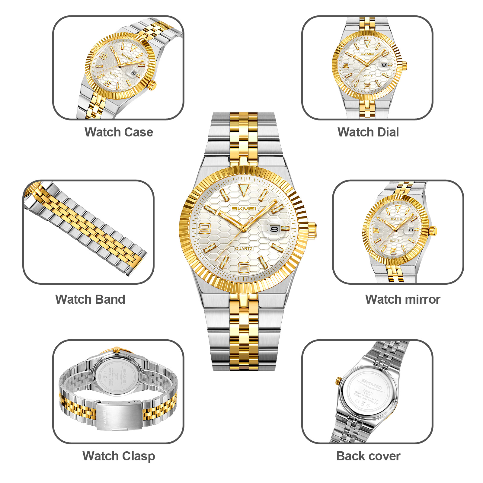 SKMEI 2656 MEN QUARTZ WATCHES 