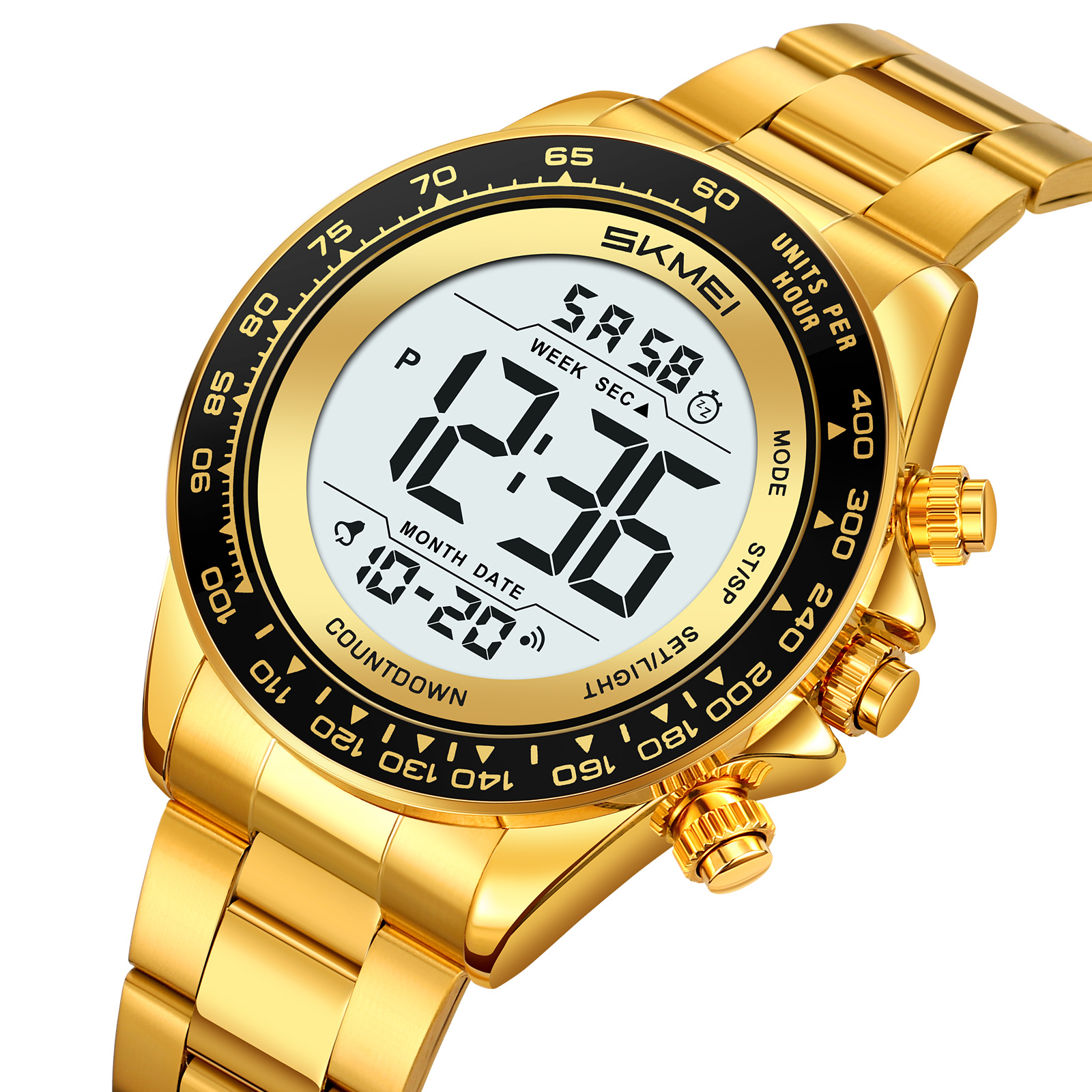 SKMEI Model 2659 Stainless Steel Chronograph Digital Watches