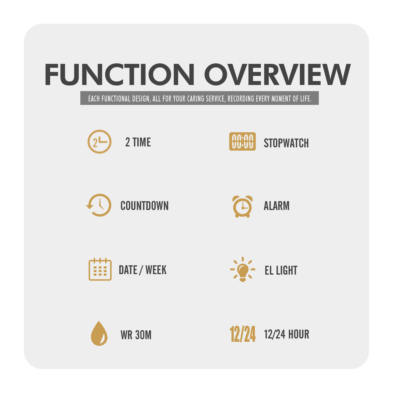 SKMEI Model 2659 Stainless Steel Chronograph Digital Watches