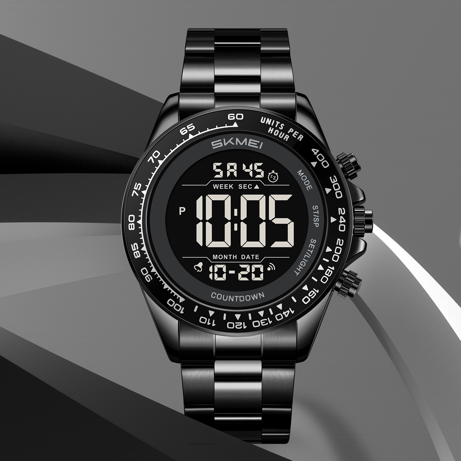SKMEI Model 2659 Stainless Steel Chronograph Digital Watches