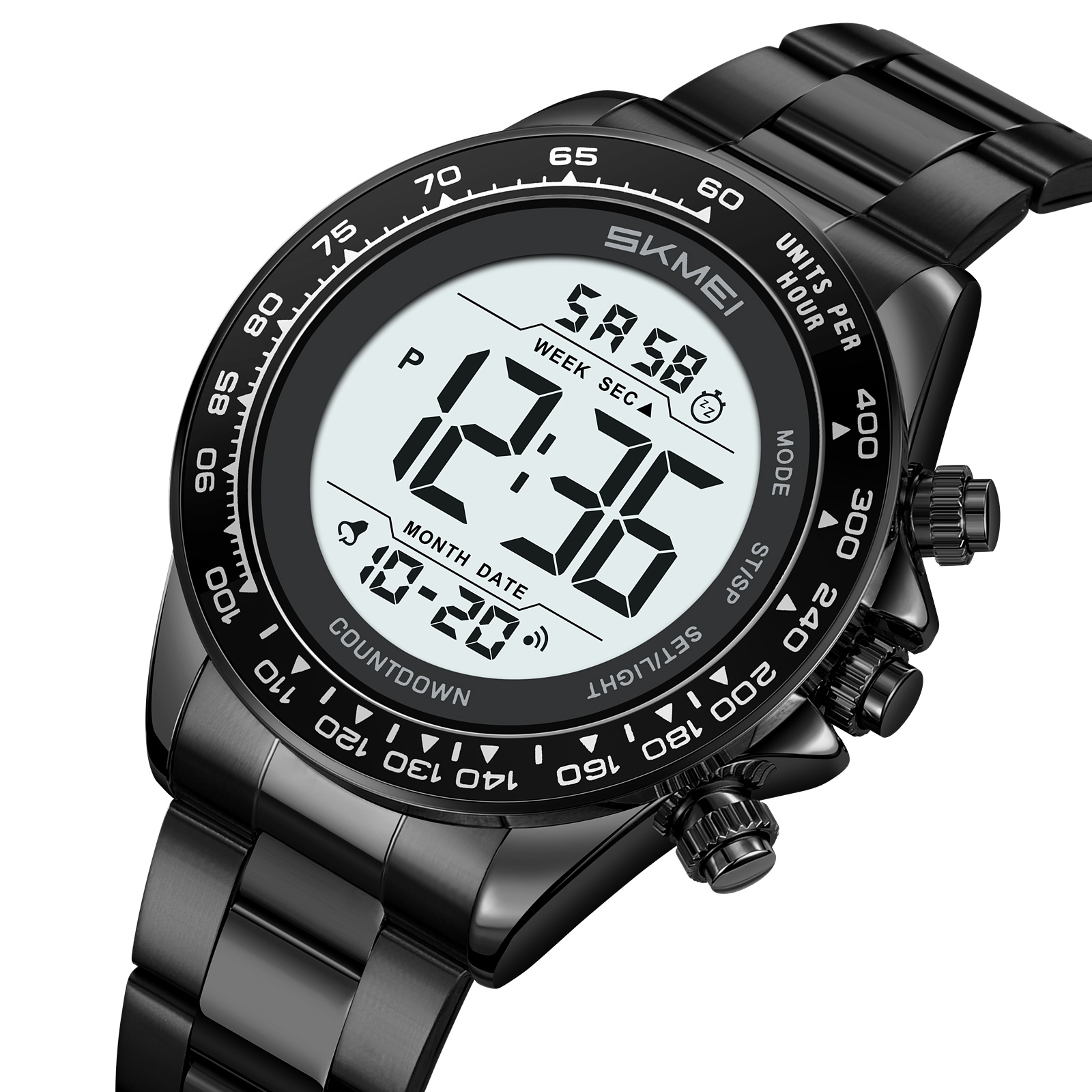 SKMEI Model 2659 Stainless Steel Chronograph Digital Watches