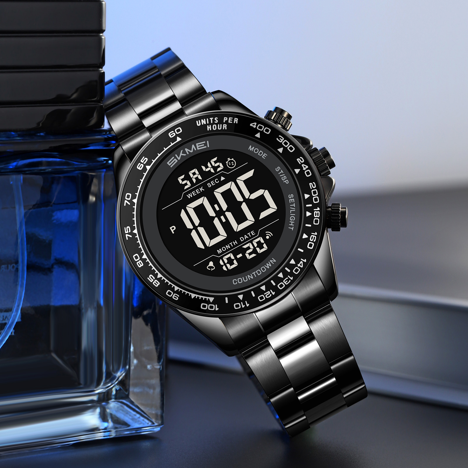 SKMEI Model 2659 Stainless Steel Chronograph Digital Watches