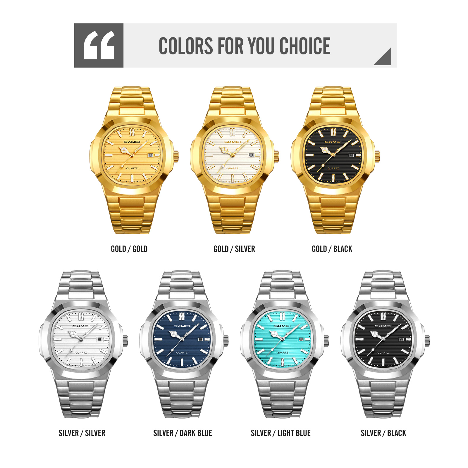 SKMEI 2660 SS WATCH MEN