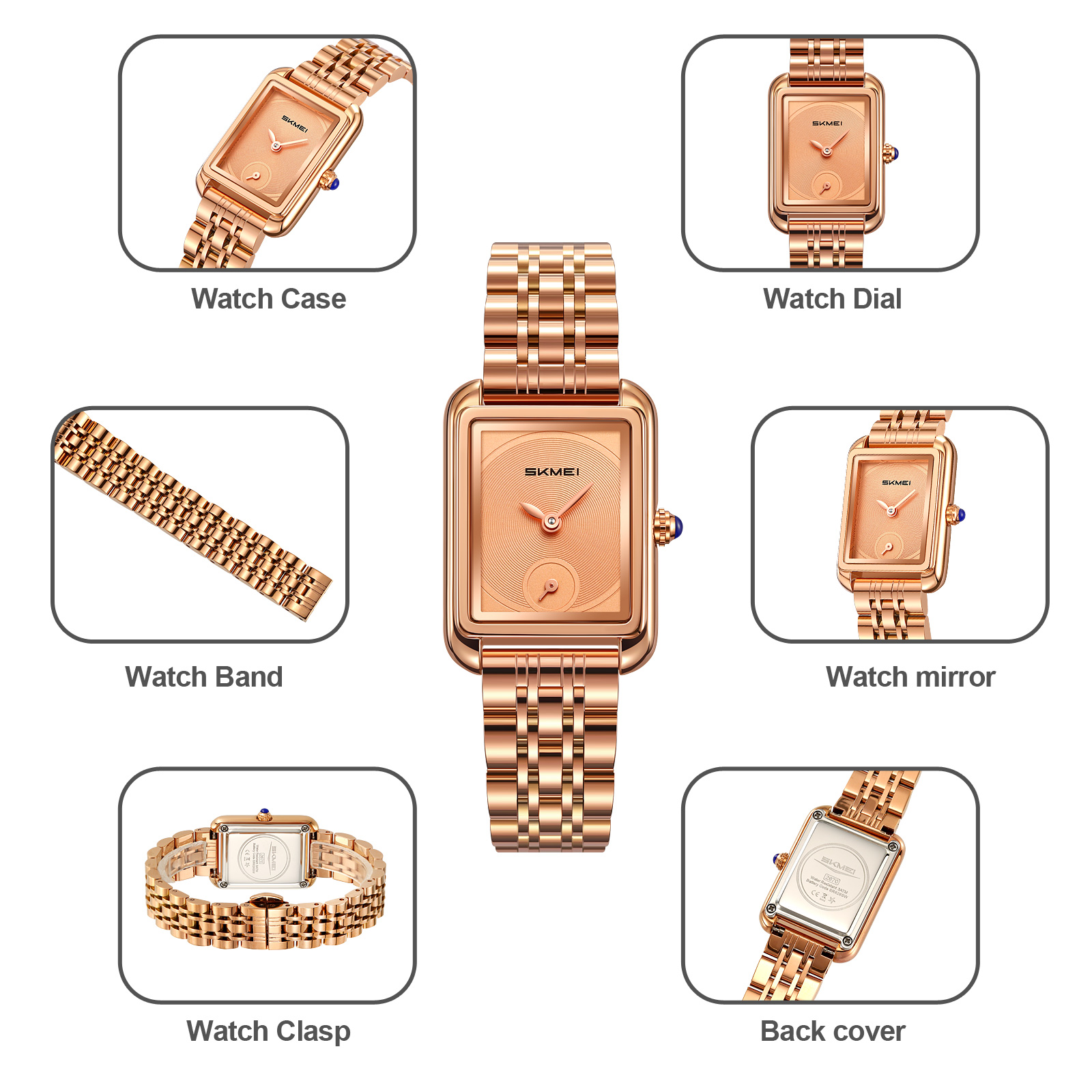SKMEI LADY QUARTZ WATCH 2670