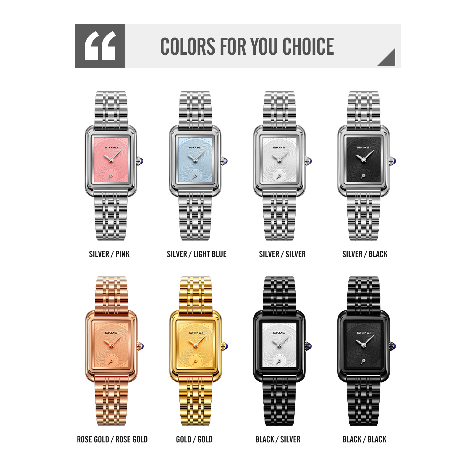 SKMEI LADY QUARTZ WATCH 2670