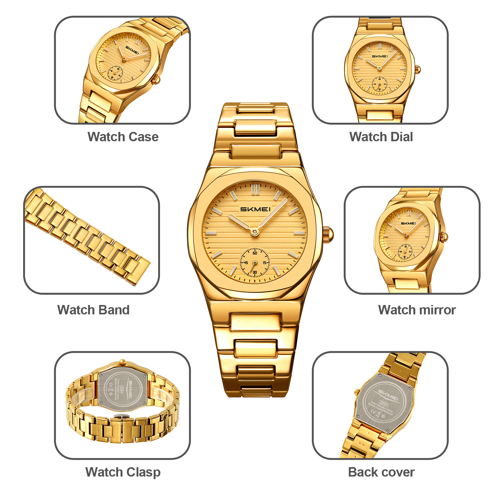 SKMEI 2681 women quartz watch wholesale