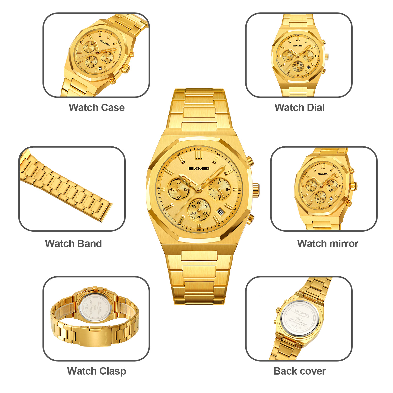 SKMEI 2682 NEW man quartz watch wholesaler