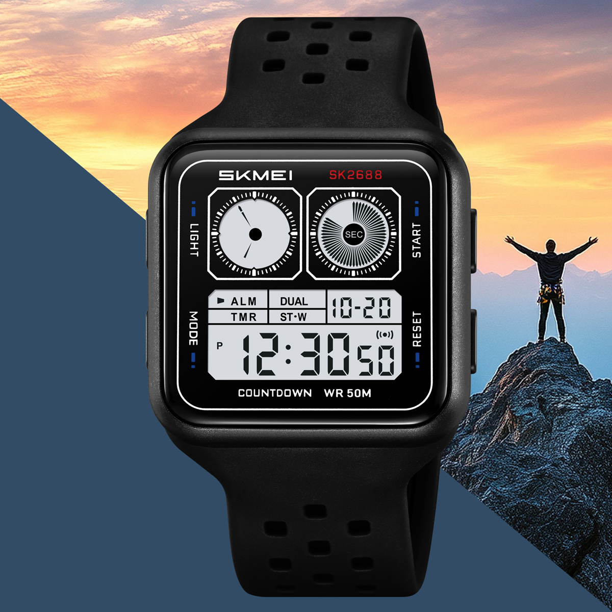 SKMEI 2688 SPORTS DIGITAL WATCH
