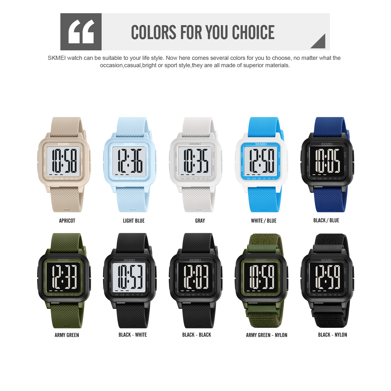 SKMEI DIGITAL WATCH MODEL 2691
