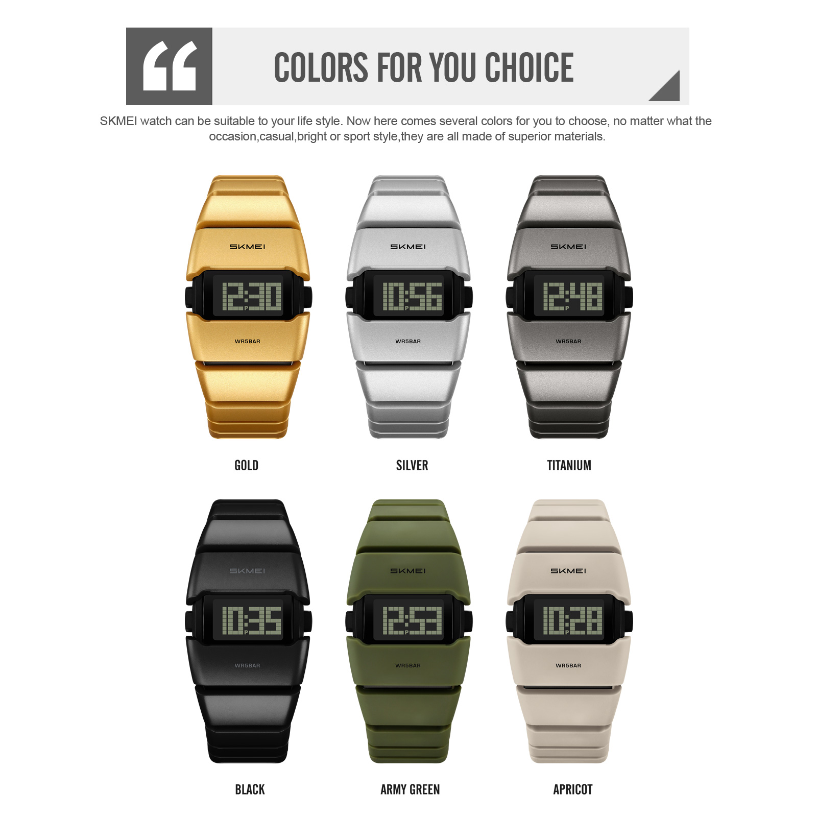 SKMEI SPORTS WATCH MODEL 2710