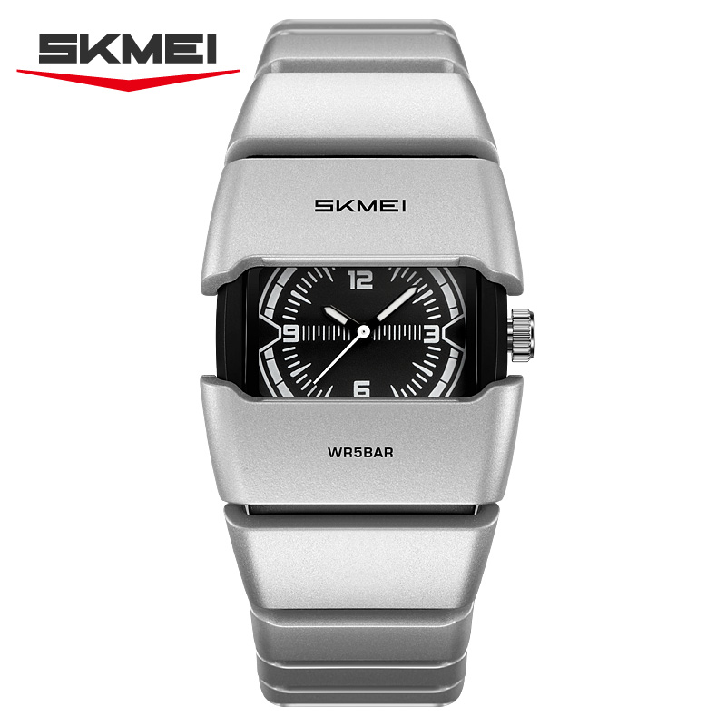 2711 SKMEI Men Unique Square Protective Case Analog Watch