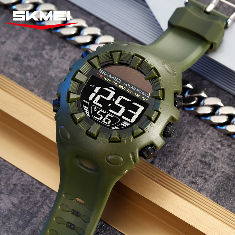 SKMEI Model 2715 Solar-Powered Rugged Digital Watches