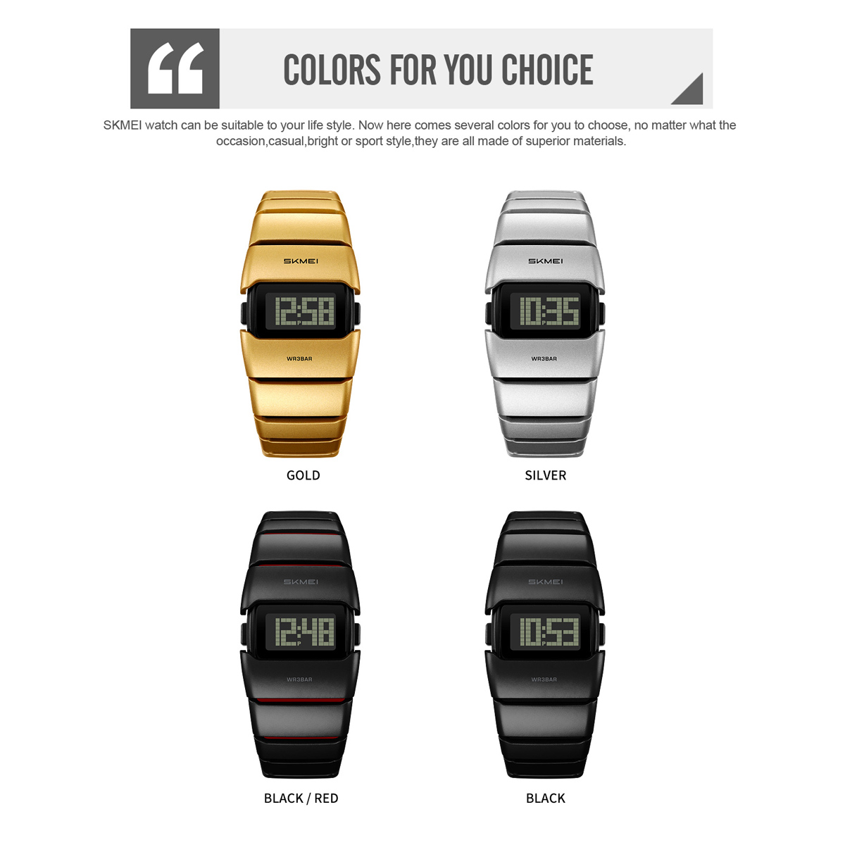 SKMEI 2722 Waterproof Multi-Function Sports Watch Bulk Supply