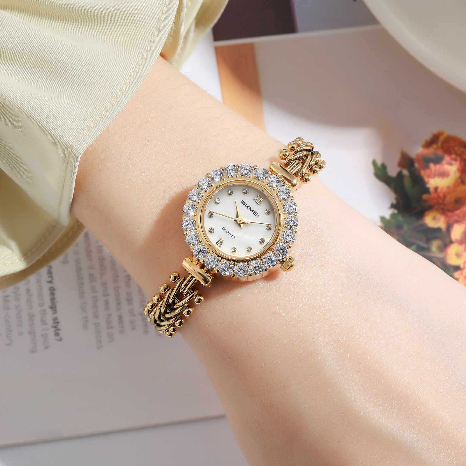 SKMEI 2729 fashion Women jewelry quartz watch