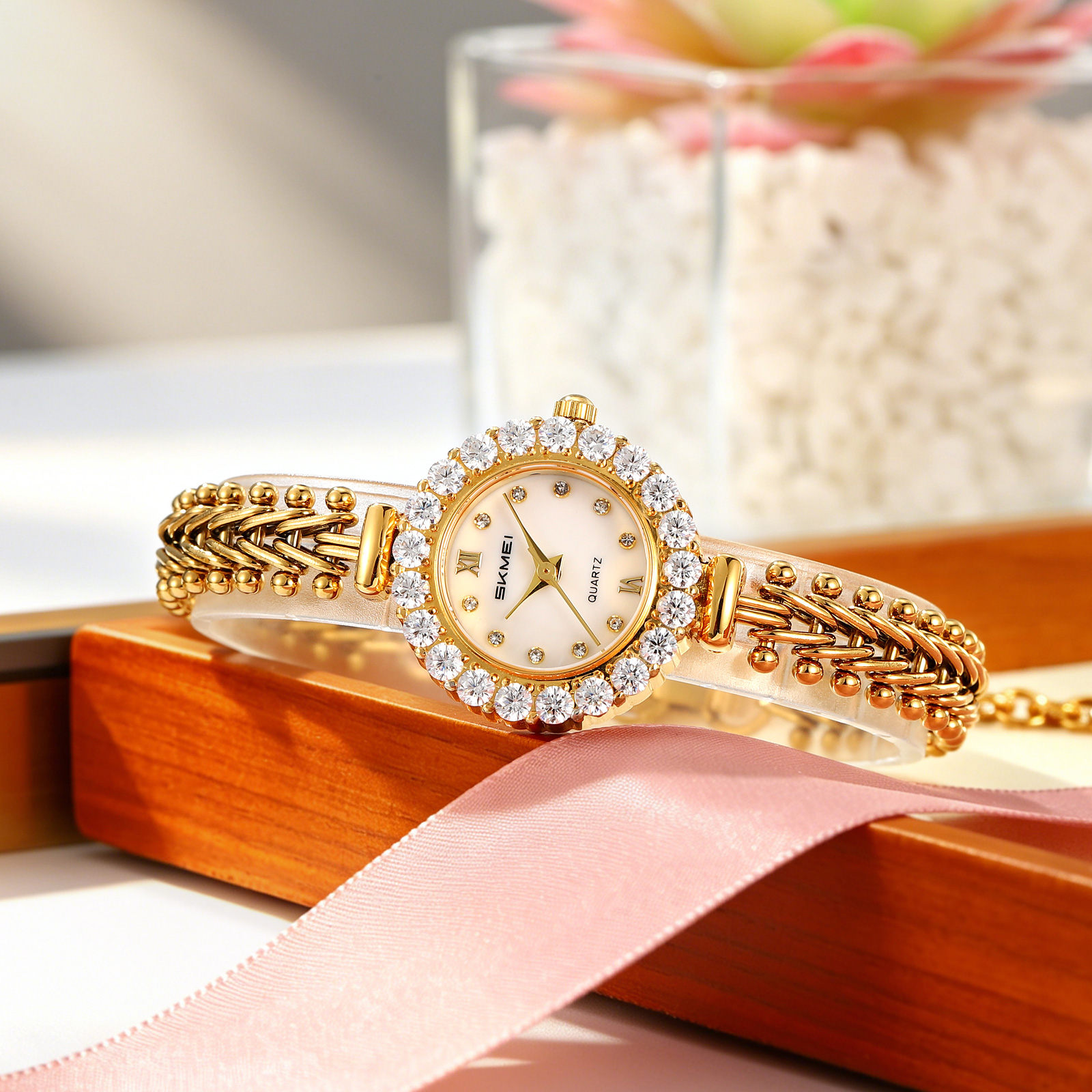 SKMEI 2729 fashion Women jewelry quartz watch