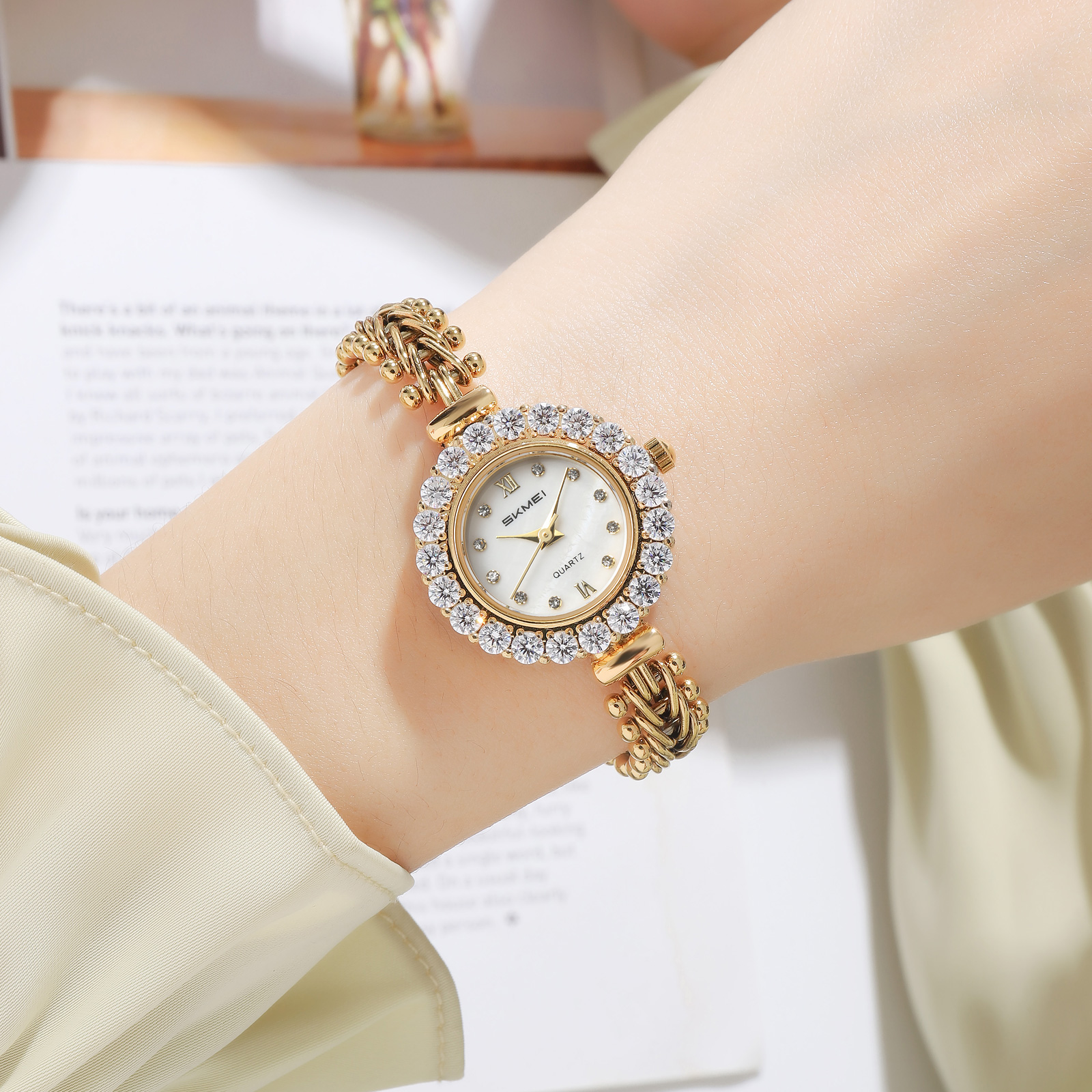 SKMEI 2729 fashion Women jewelry quartz watch