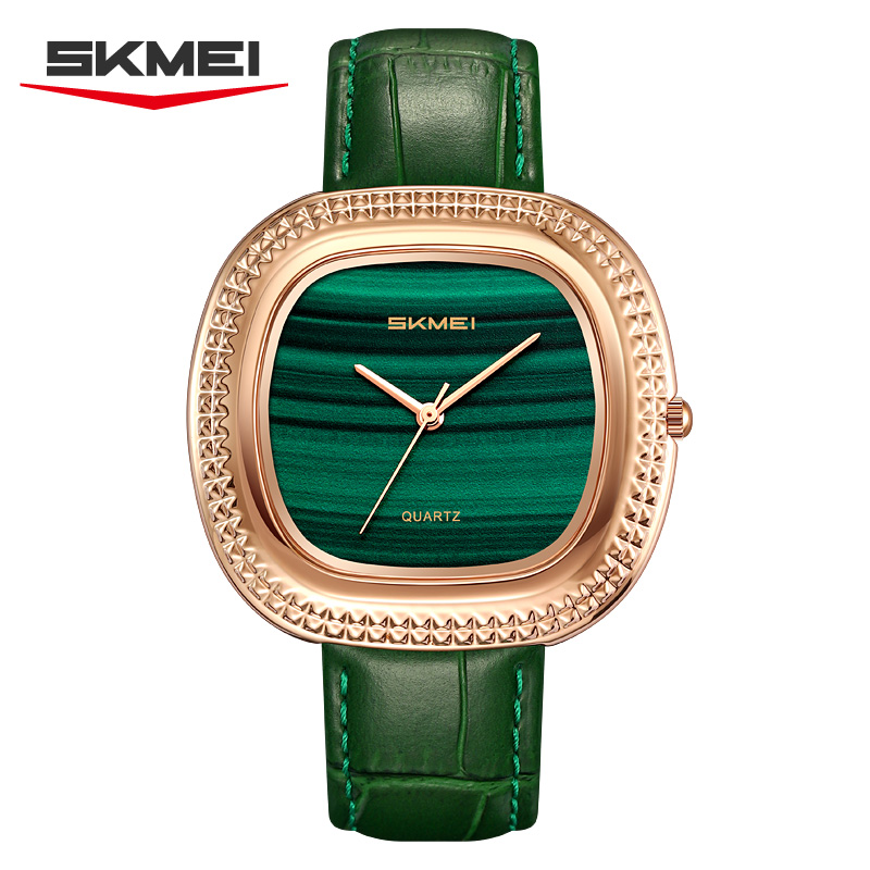 SKMEI 2732 Malachite Green Luxury Women Watch