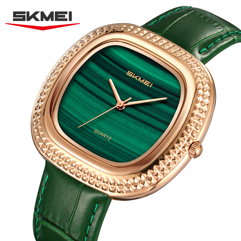 SKMEI 2732 Malachite Green Luxury Women Watch