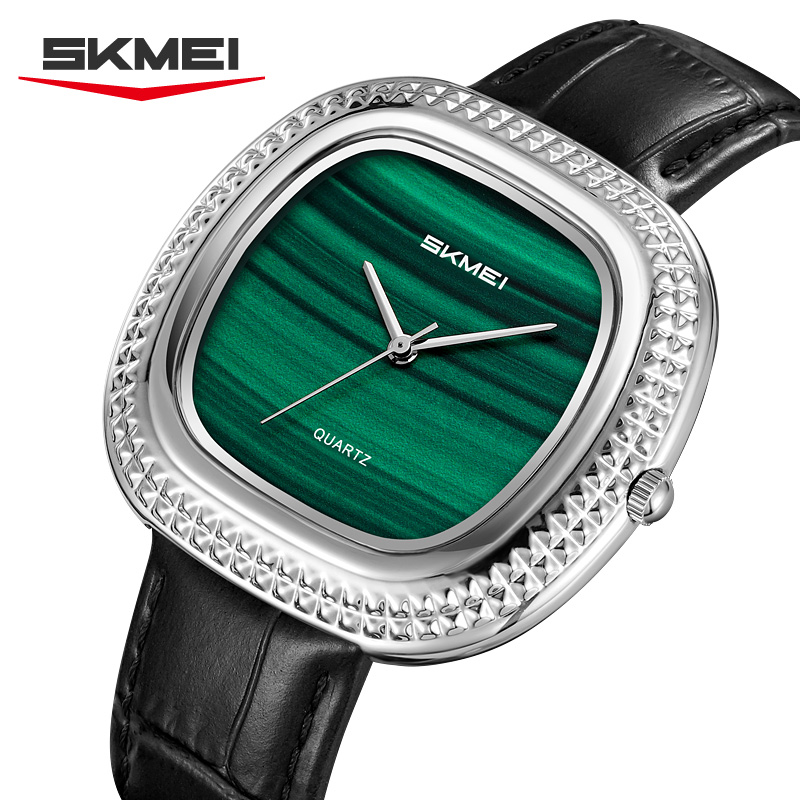 SKMEI 2732 Malachite Green Luxury Women Watch