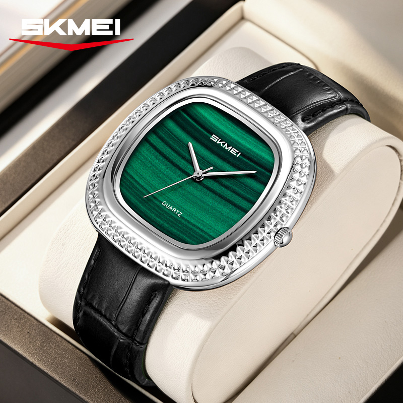 SKMEI 2732 Malachite Green Luxury Women Watch