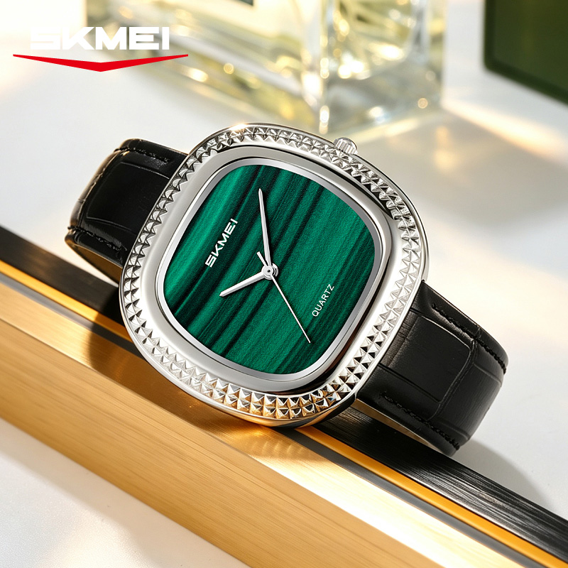 SKMEI 2732 Malachite Green Luxury Women Watch