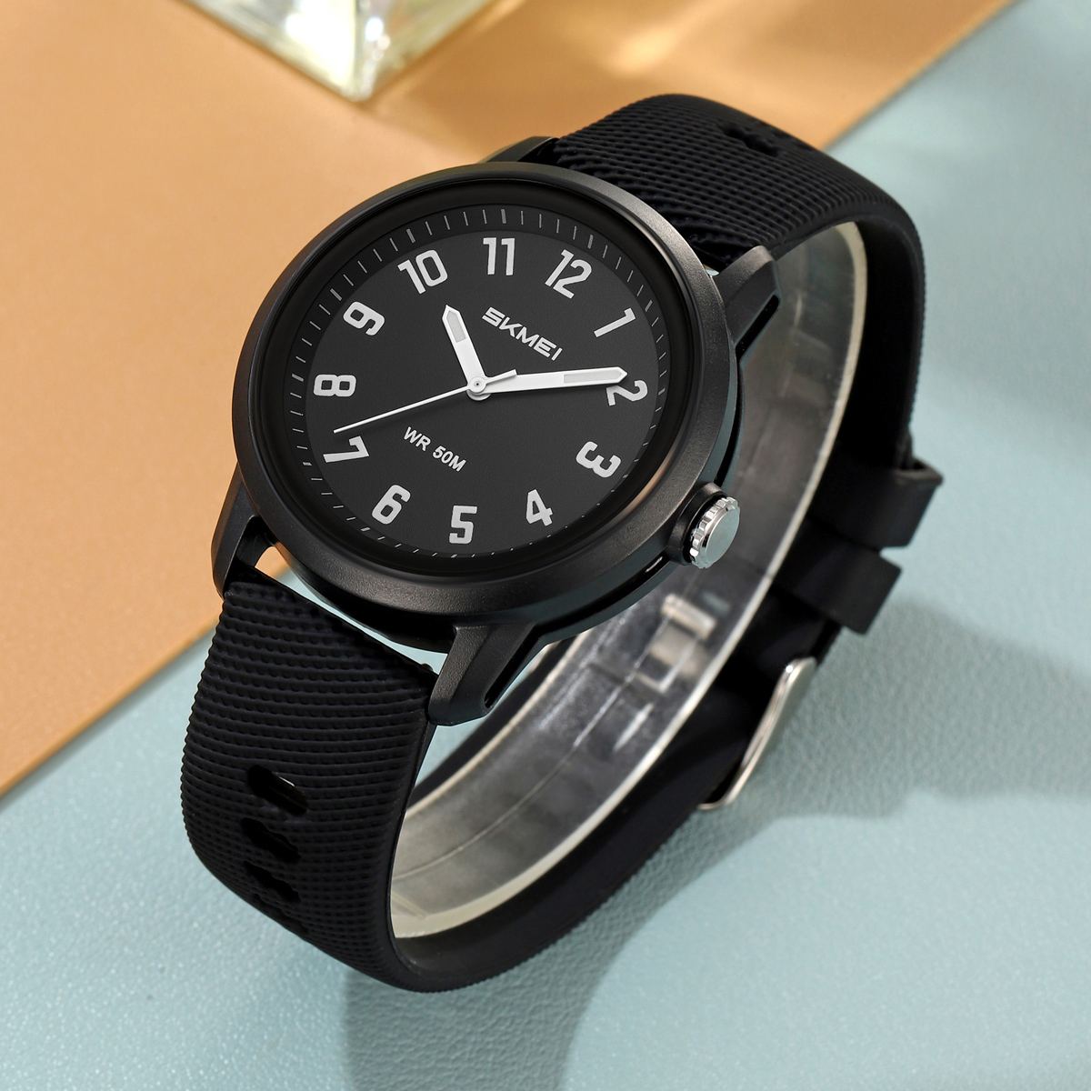 SKMEI 2733 silicone Quartz Watch