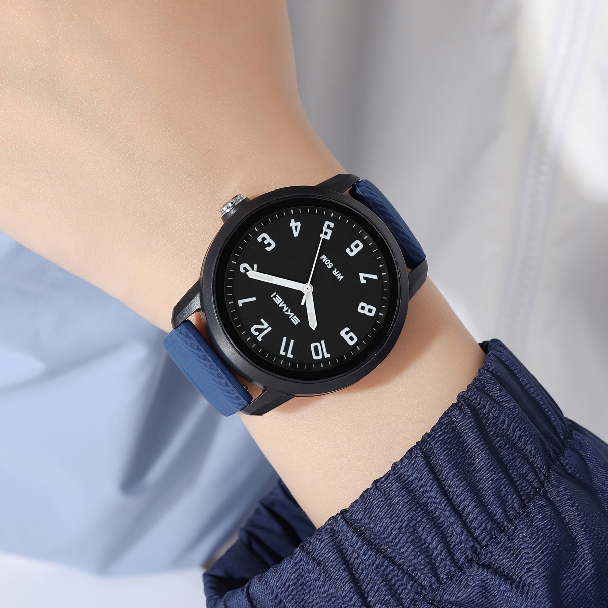 SKMEI 2733 silicone Quartz Watch