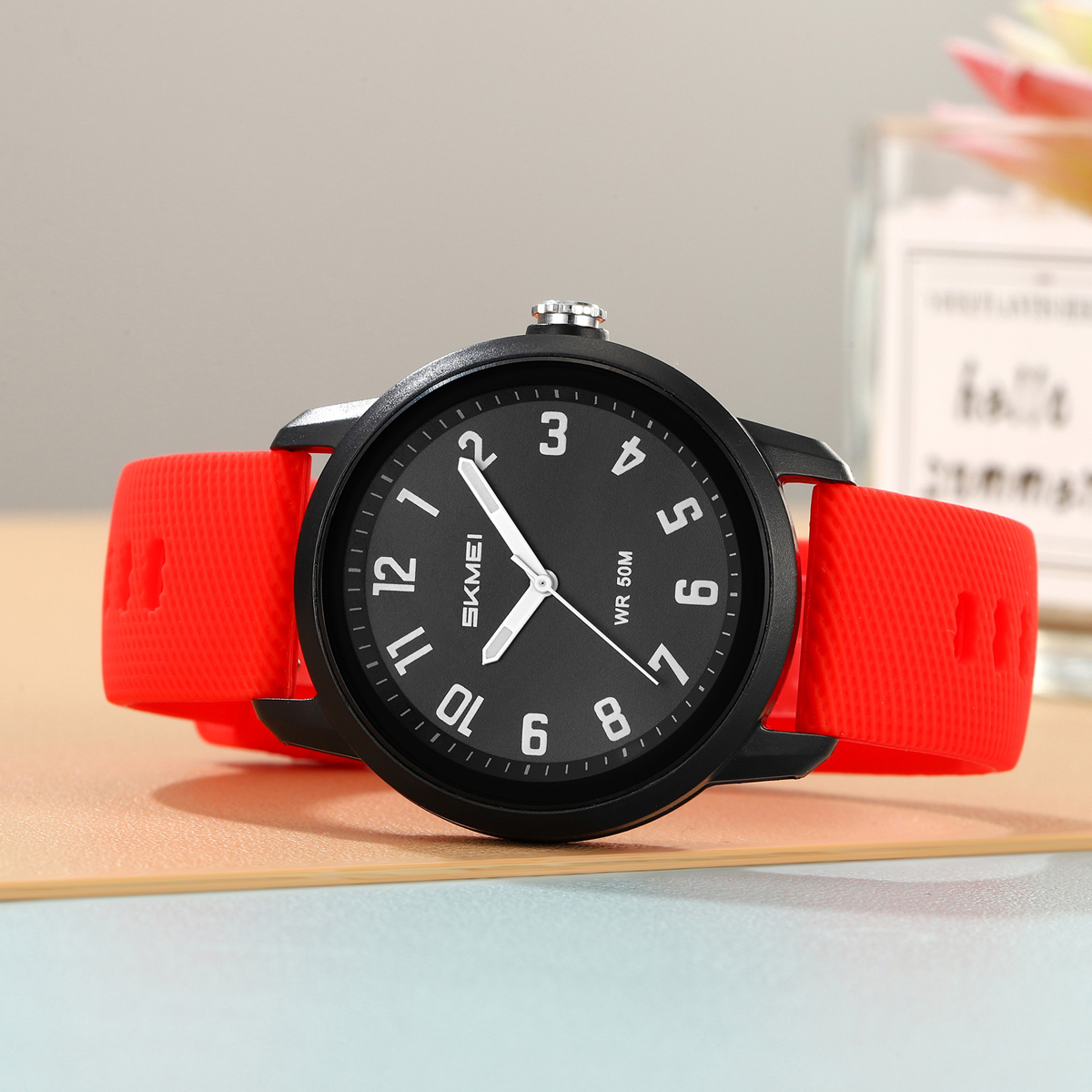 SKMEI 2733 silicone Quartz Watch