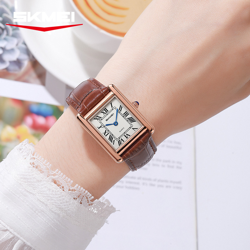 2735 SKMEI Classic Rectangle Quartz Watch for Women