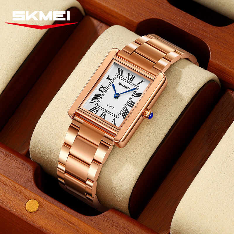 2735 SKMEI Classic Rectangle Quartz Watch for Women
