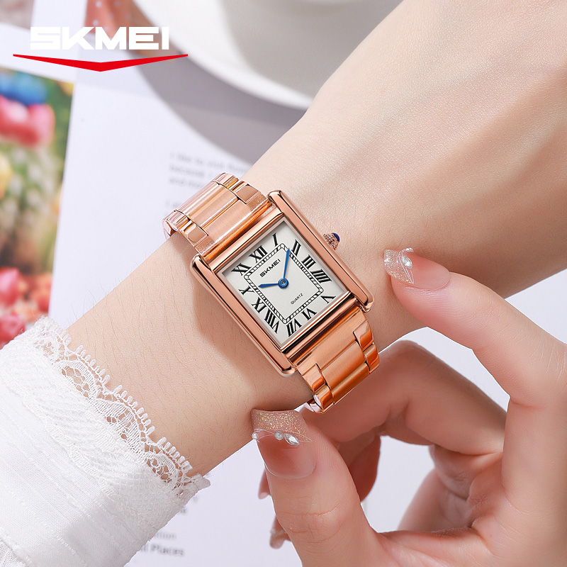 2735 SKMEI Classic Rectangle Quartz Watch for Women