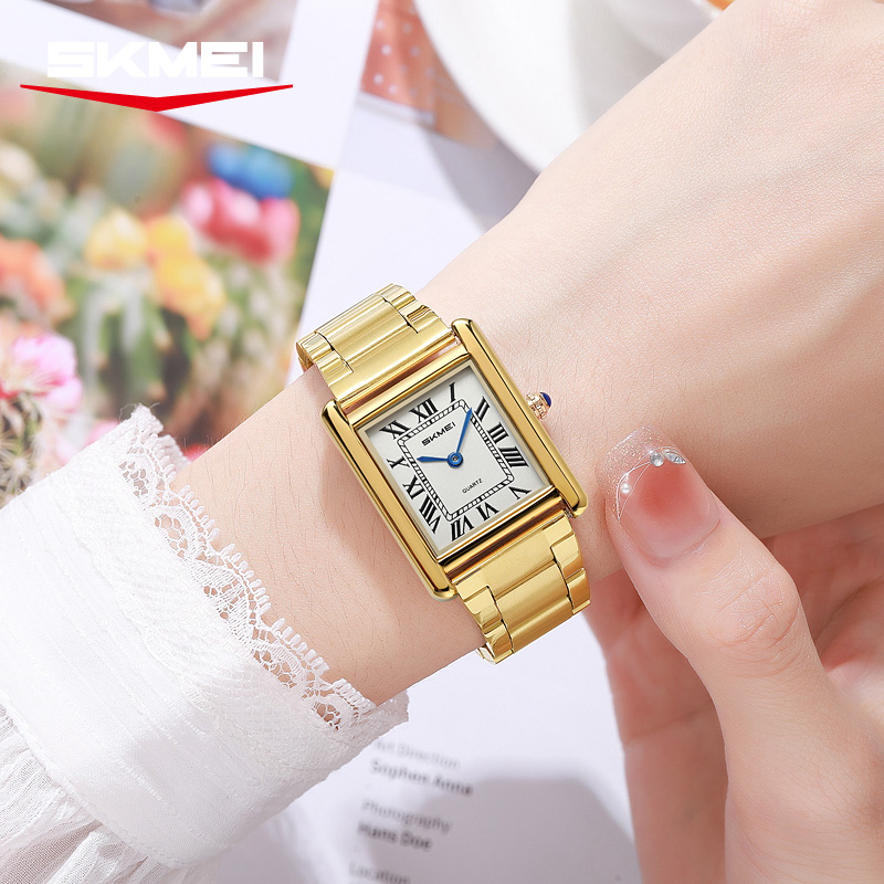 2735 SKMEI Classic Rectangle Quartz Watch for Women