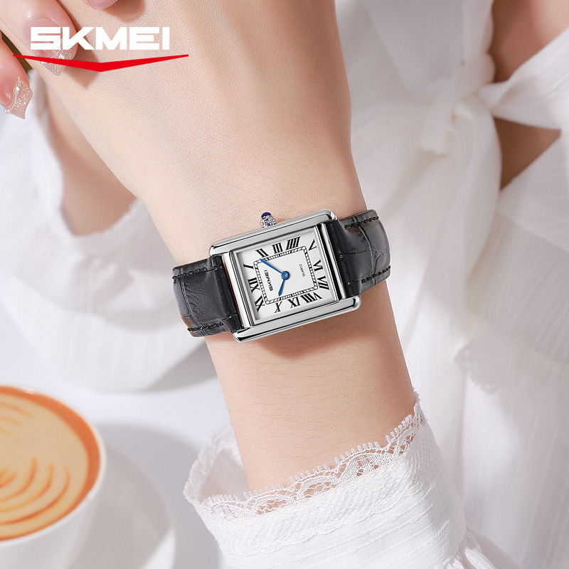 2735 SKMEI Classic Rectangle Quartz Watch for Women